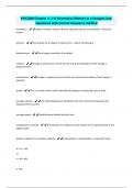 PHY2048 Chapter 3: 1-D Kinematics/Motion in a Straight LineQuestions with Correct Answers/ Verified