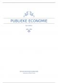 Samenvatting publieke economie - Alle informatie in 1 document!