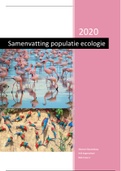 Samenvatting Populatie Ecologie (jaar 2, blok 3)