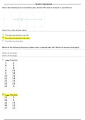 MATH 225N WEEK 3 CENTRAL TENDENCY QUESTIONS AND ANSWERS GRADED A