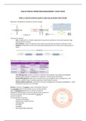 Health service operations management summary of lectures and literature