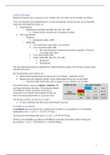 GEN2104 (Blok 2.4) Colleges Verteer en Verweer II