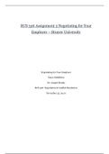 BUS 526 Assignment 3 Negotiating for Your Employer – Strayer University | BUS526 Negotiation & Conflict Resolution {2020}