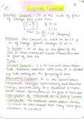 ELECTRIC CURRENT HANDWRITTEN NOTES 