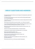 RPB101 QUESTIONS AND ANSWERS