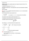 Solving Quadratic Equations