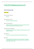 NUR 2392 / NUR2392: Multidimensional Care II / MDC 2 Final Exam Study Guide (Latest 2024 / 2025) Rasmussen