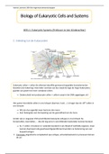 Samenvatting  Biology of Eukaryotic Cells and Systems (deel Professor Van Ginderachter)