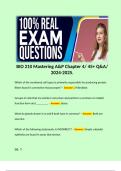 BIO 210 Mastering A&P Chapter 4/ 45+ Q&A/ 2024-2025. 