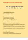 BMS 430 Endocrinology Exam 2 Questions With Correct Answers