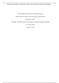 NUR4005  Project Identification and Overview: Bipolar Disorder Abigail Dejewski, Rebecca Eccleston Wong, Lauren KennedySection Dimensions of Mental and Behavioral Health