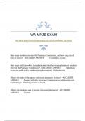 WA MPJE EXAM WITH GUARANTEED ACCURATE ANSWERS |VERIFIED