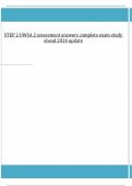 STEP 2 UWSA 2 assessment answers complete exam study ahead 2024 update