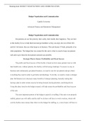 MSN FP6216   3 1.docx (1)    Budget Negotiations and Communication  Capella University    Advanced Finance and Operations Management    Budget Negotiations and Communication  Our patients are our first priority; their safety, their health, their happiness