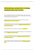 HESI Exit RN Exam Test Bank 2022 ( V1-V6 Exam Combined) (Latest 6 Exam Versions)