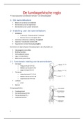 Samenvatting MSK3 curvatuur en balans van de wervelkolom