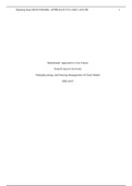 NRS 410V Pathophysiology and Nursing Management of Client Health_Benchmark: Approach to Care Cancer - Grand Canyon University