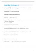 NAU Bio 201 Exam 3 Questions With Correct Solutions, Already Passed!!