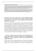 ACC 575 DISCUSSION WEEK 5 Securities Acts of 1933 and 1934 analyze the Securities Act of 1934. Base  Securities Acts of 1933 and 1934   1.create a scenario where your client intentionally violates the Securities Act of 1933. Based on your scenario, predic