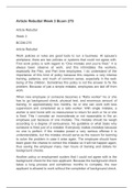 Article Rebuttal Week 3 Bcom 275  Article Rebuttal Week 3 Bcom 275  Article Rebuttal  Week 3  BCOM 275  Article Rebuttal  Work policies or rules are good tools to run a business. At spouses workplace, there are two policies or systems that could not agree