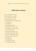 C859 Python Syntax