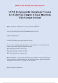 CCNA Cybersecurity Operations (Version 1.1)-CyberOps Chapter 2 Exam Questions With Correct Answers