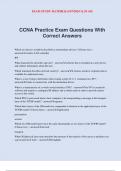 CCNA Practice Exam Questions With Correct Answers