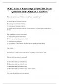 ICBC Class 4 Knowledge UPDATED Exam  Questions and CORRECT Answers