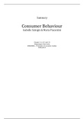 Summary of Consumer Behaviour - Isabelle Szmigin, Maria Piacentini