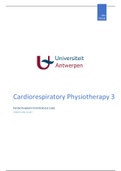 Samenvatting 1MA cardiorespiratory physiotherapy 2 - Physiotherapy in the ICU