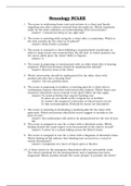 NURSING MISC NCLEX- Neurology Final Exam Questions & Answers(Graded A)