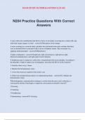 N204 Practice Questions With Correct Answers