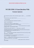 NCCER 33301-11 Exam Questions With Correct Answers