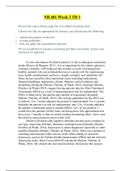 NR 601 Week 3 TD 1_NR 601 Week 3: Chamberlain College Of Nursing( Download To Score An A).