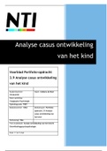 Portfolio 3.9 Analyse casus ontwikkeling van het kind met cijfer 8.0