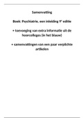 Samenvatting Psychiatrie een inleiding met extra's