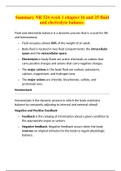 Summary NR 324 week 1 chapter 16 and 25 fluid and electrolyte balance.Download to score A. 