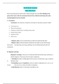 NR 302 Exam 1 Study Guide