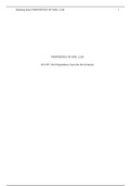 Week 2   Lab.docx    PROPERTIES OF SOIL LAB   SCI 207: Our Dependence Upon the Environment    Properties of Soil Lab   Soil can affect the agriculture and water availability for an area due to its chemical composition and profile. There are three differen