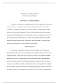 JLM1 Task 1.docx    JLM1 Task 1: Curriculum Evaluation  Western Governors University   JLM1 Task 1: Curriculum Evaluation  This paper is to demonstrate a comprehension and ability to evaluate the effectiveness of a chosen curriculum in a specific content 