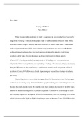 Wk.3   3004.docx    Psyc-3004  Coping with Mood   Psyc-3004-11  When it comes to the emotions, we tend to experience in our everyday lives they tend to range from worrying or sadness. Some people tend to handle emotions differently than others, some tend 