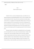 Task 2 Ebola c228.docx      C228  Task 2  Western Governors University  On March 23, 2014, in a rural area of Southeastern Guinea, cases of Ebola Virus were detected and reported by the World Health Organization. This was a start of an epidemic of West Af