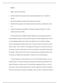 Wke 6 Discussion.docx  By Day 3  Post a response to the following:  ï‚·Identify and describe two programs and/or policies developed after the U.S. Civil War for veterans.  ï‚·Describe the populations served by these programs and/or policies.  ï‚·Determine