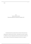 C820 Task 2 .docx    Task 2  Western Governors University  Professional Leadership and Communication for Healthcare C820  The situation that led to the conversation with my son Vinnie is that Cassie and I were taking placement of another foster kid on tha