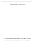 ME2620.Assignment 05.2Workplace Application.docx  Assignment 05.2: Chapter 16 - Workplace Application  Workplace Application  As we know Evaluation codes are at the core of most family physician practices.  And with every code regarding the patient, we as