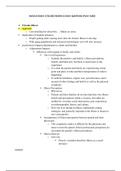 NUR3524 EXAM 1 FOCUSED REVIEW & ESSAY QUESTIONS STUDY GUIDE