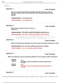 PSYC-3003 Review Test( QUESTIONS WITH ANSWERS)