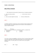 Test Bank Pathophysiology the Biologic Basis for Disease in Adults and Children QUESTIONS AND ANSWERS