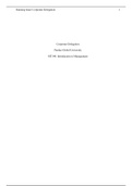 Corporate Delegation.docx  Corporate Delegation  Purdue Global University  MT140: Introduction to Management  Corporate Delegation  If Vice President Philip Thomas needs to delegate the work of creating a new policy for employee sick leave. He must first 