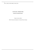 502 assignment 4.docx    How Does Roys Adaptation Model   Look in My Advanced Practice?  Purdue University Global  MN502 Theoretical Foundations of Advanced Practice Nursing  How Does Roys Adaptation Model Look in My Advanced Practice?  Roys Adaptation mo